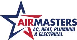 Airmasters AC, Heat, Plumbing & Electrical Logo