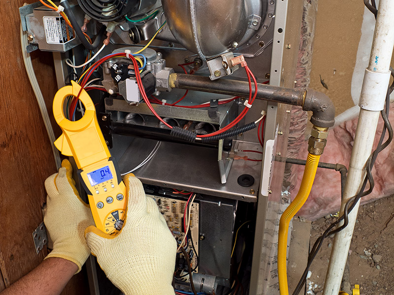 maintenance on  a heating system
