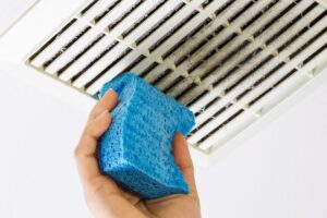 Cleaning Dusty Vent To Improve Airflow and Comfort